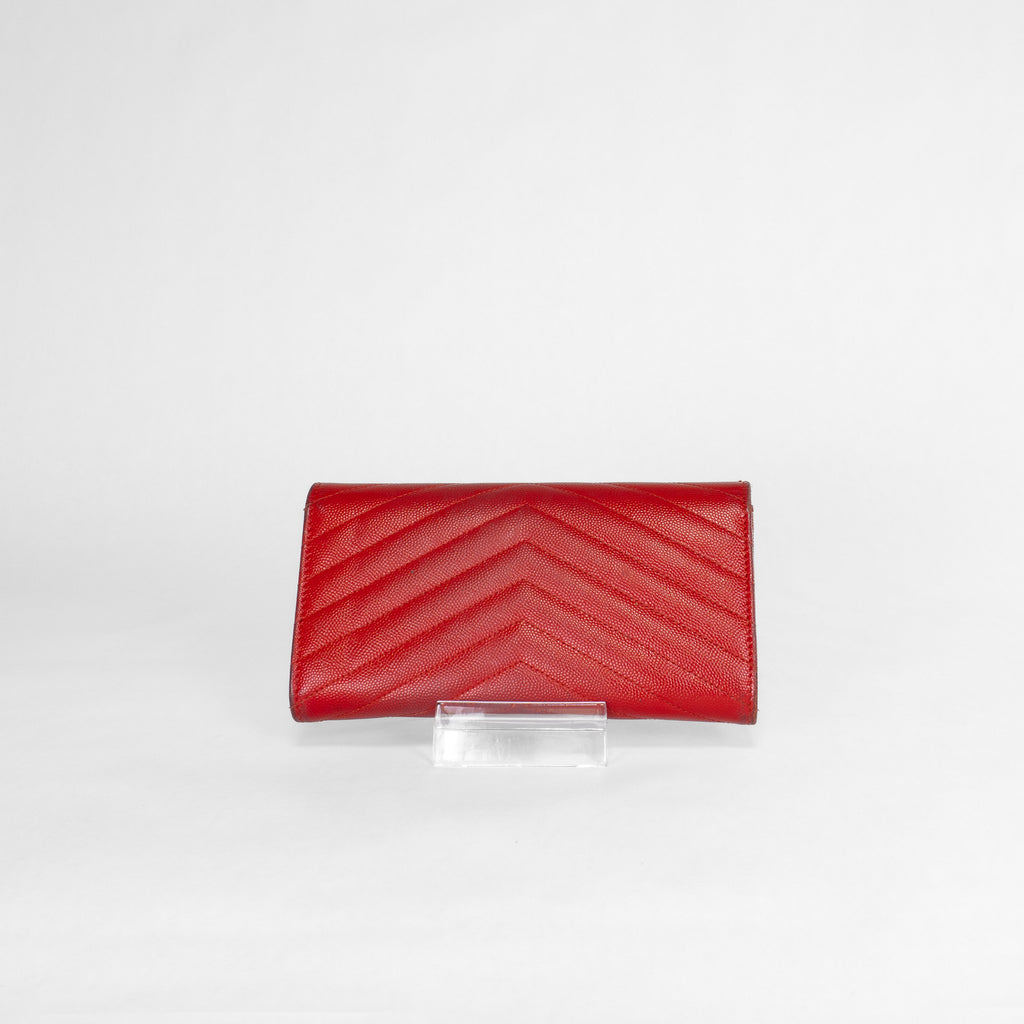 Saint Laurent Matelassé Flap Wallet
