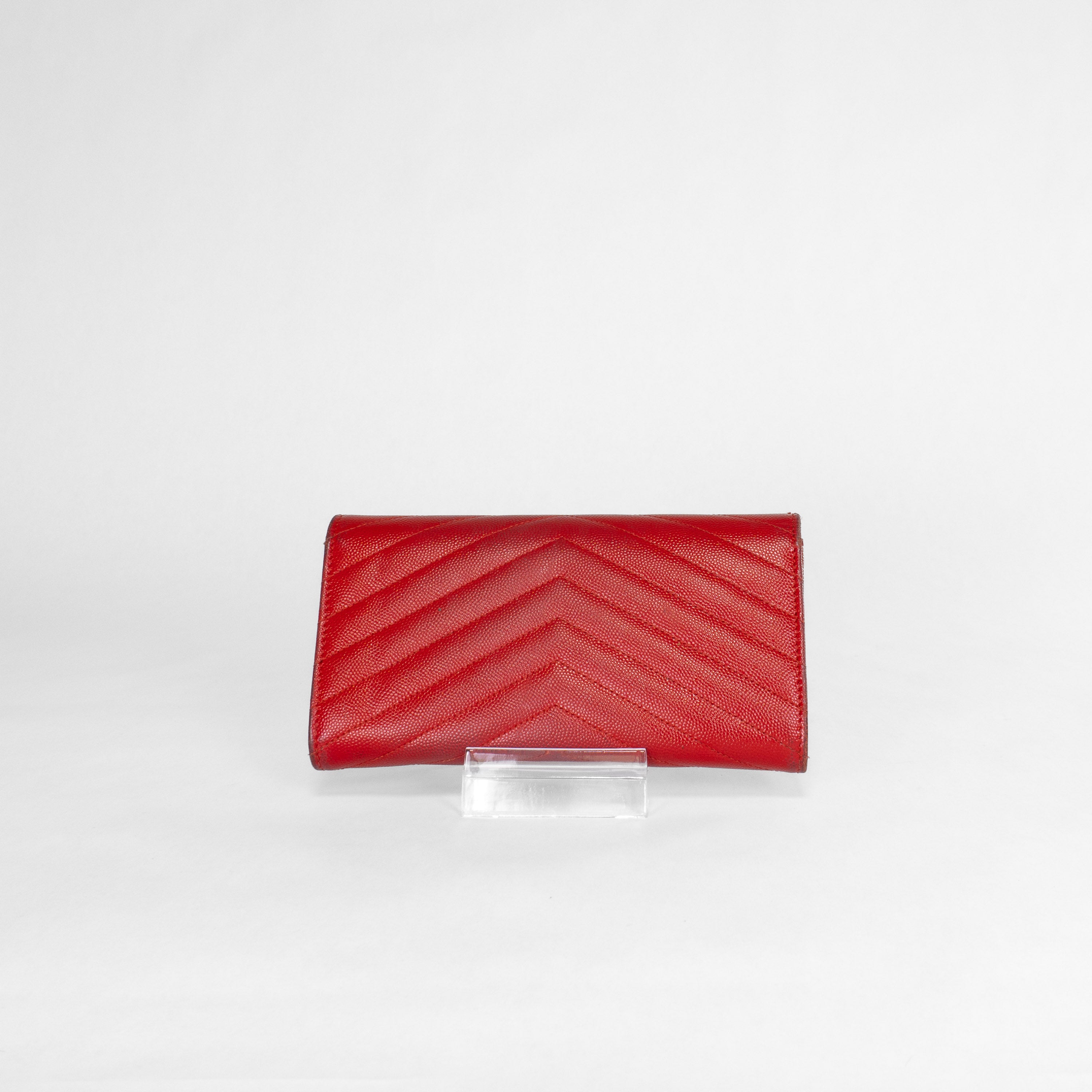 Saint Laurent Matelassé Flap Wallet